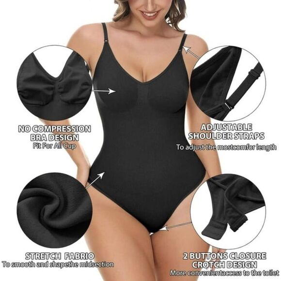Match Women's Bodysuits Tummy Control Seamless Shapewear Tank Tops Body Shaper X - Picture 8 of 8